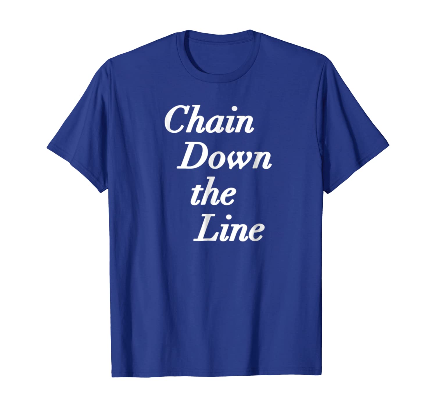 

chain down the line: patter call t shirt 4 square dance fans, White;black