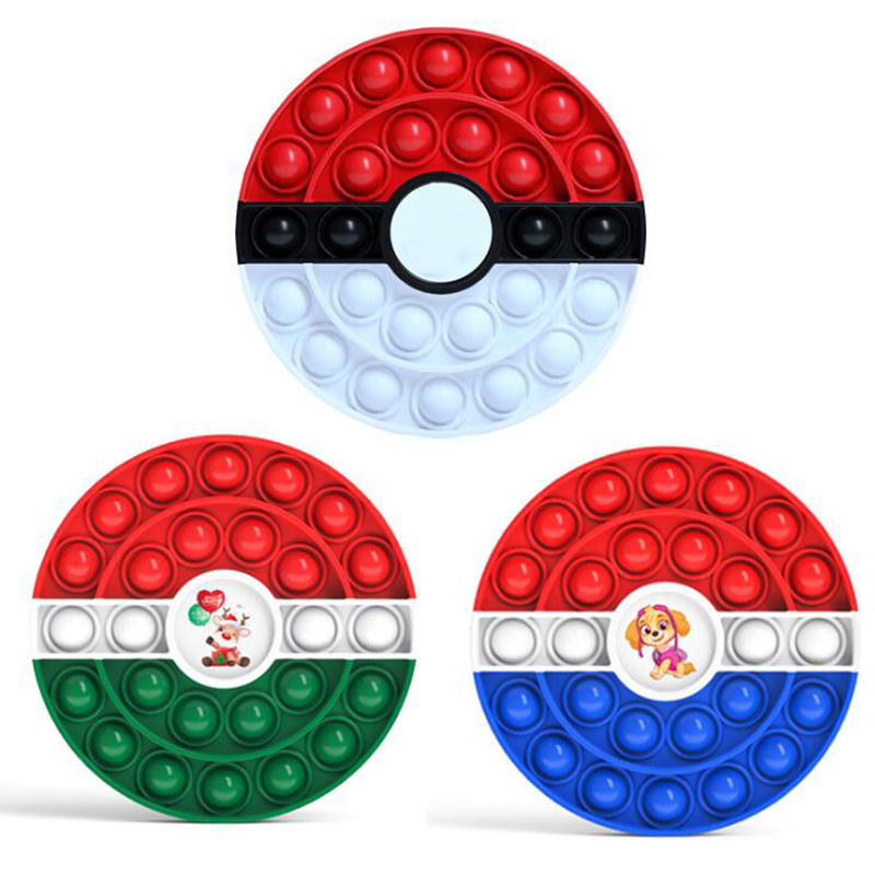 

Christmas Push Bubble Fidget Toy Sensory Toys Autism Special Needs Anxiety Stress Reliever for Students Workers 073000