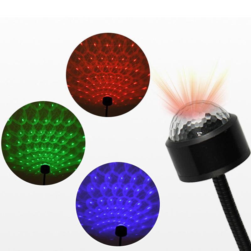 

Interior&External Lights LED Atmosphere Lamp Car Voice Control Light USB Decoration For Night Driving 1 Pcs