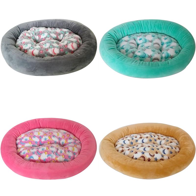

Kennels & Pens Pet House Bed For Dogs Cat Soft Cotton Dog Puppy Cats Plush Nest Mat Pad Soild Color Accessories