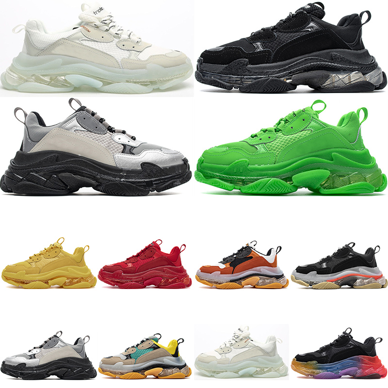 

2022 Designers Outdoor Shoes Triple S Platform Sneakers Tripler Black Green Red Mens Womens Fashion 17FW Trainers Man Woman S Thick Bottoms Shoe, Mystery box-dj20q