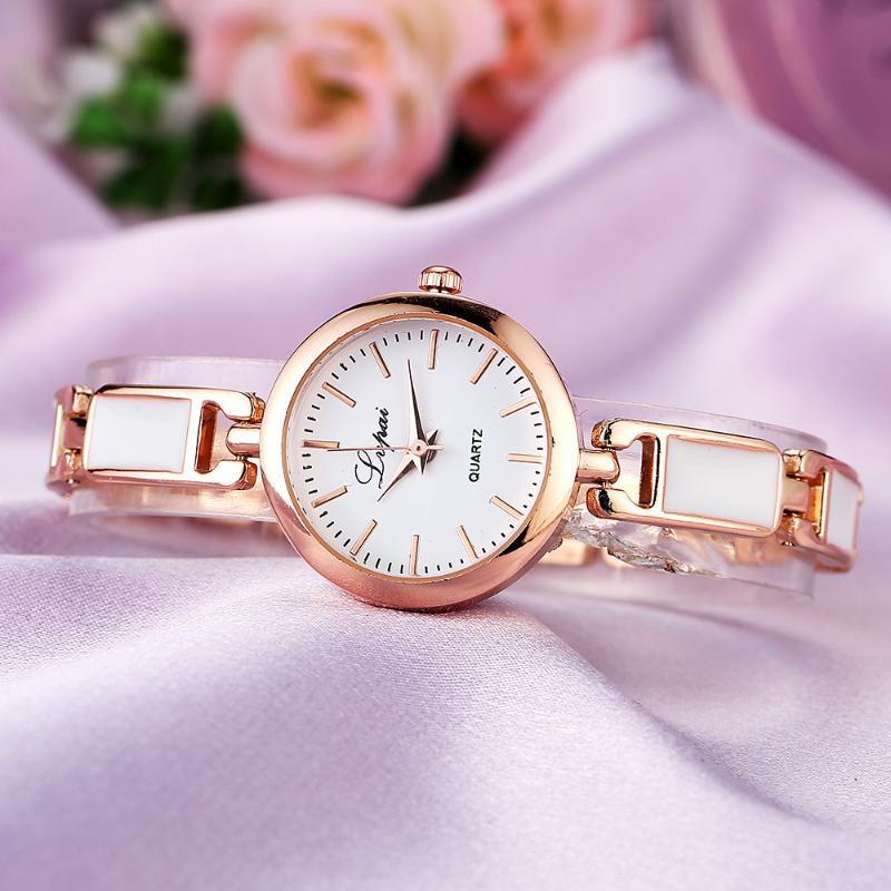 

Wristwatches Fashion Ladies Bracelet Watch Women Clock Zegarek Damski Stainless Steel Rhinestone Quartz Wrist Relogio Feminino