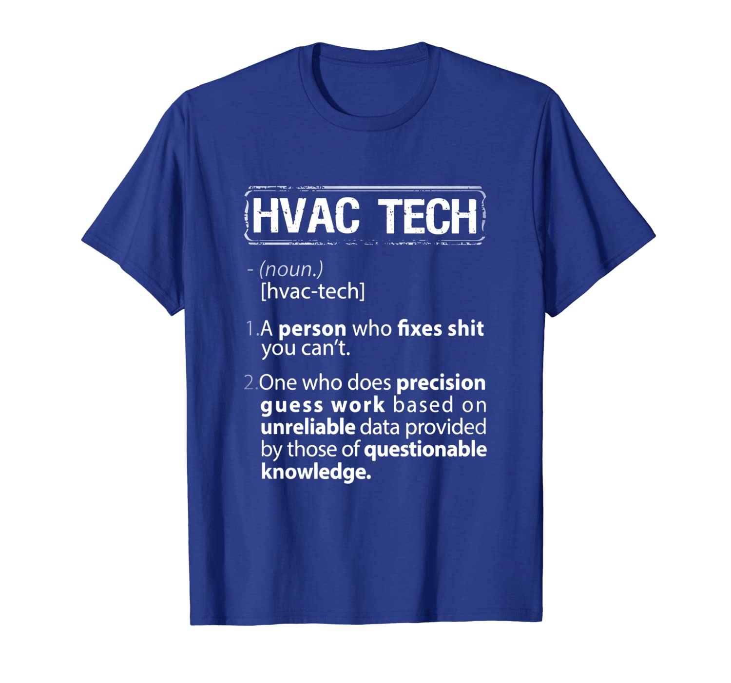 

Mens HVAC Tech T-Shirt - HVAC Technician Hourly Rate, White;black