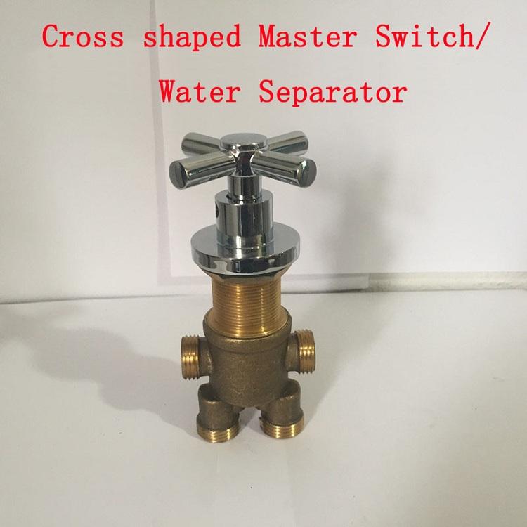

Wholesale Shower Room Mixing Valve Chrome Plated, 7 Style Brass Bathtub Valves, Bathroom Faucet Mixer Master Switch/separator Sets