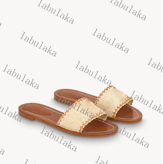 

1A8SVE Slipper Women Sandals Designer Shoes Luxury Summer Fashion Wide Flat Slippery Thick loafer Flip Flops Slippers, Black