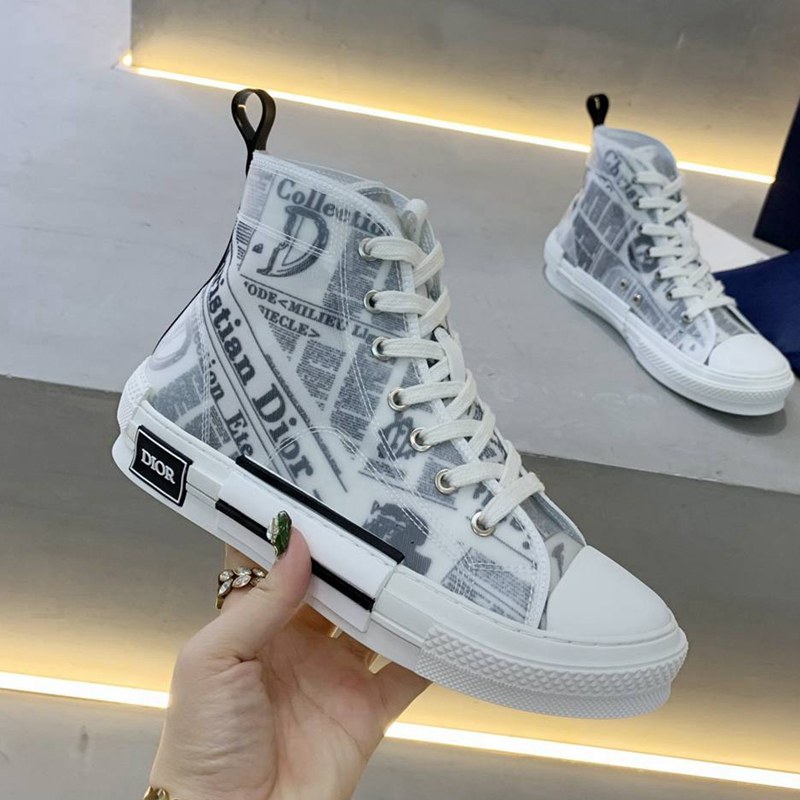 

2021 High top canvas b23 oblique shoes men women luxurys shoe b22 fashion pairs technical leather Twill printed mesh outdoor platform design