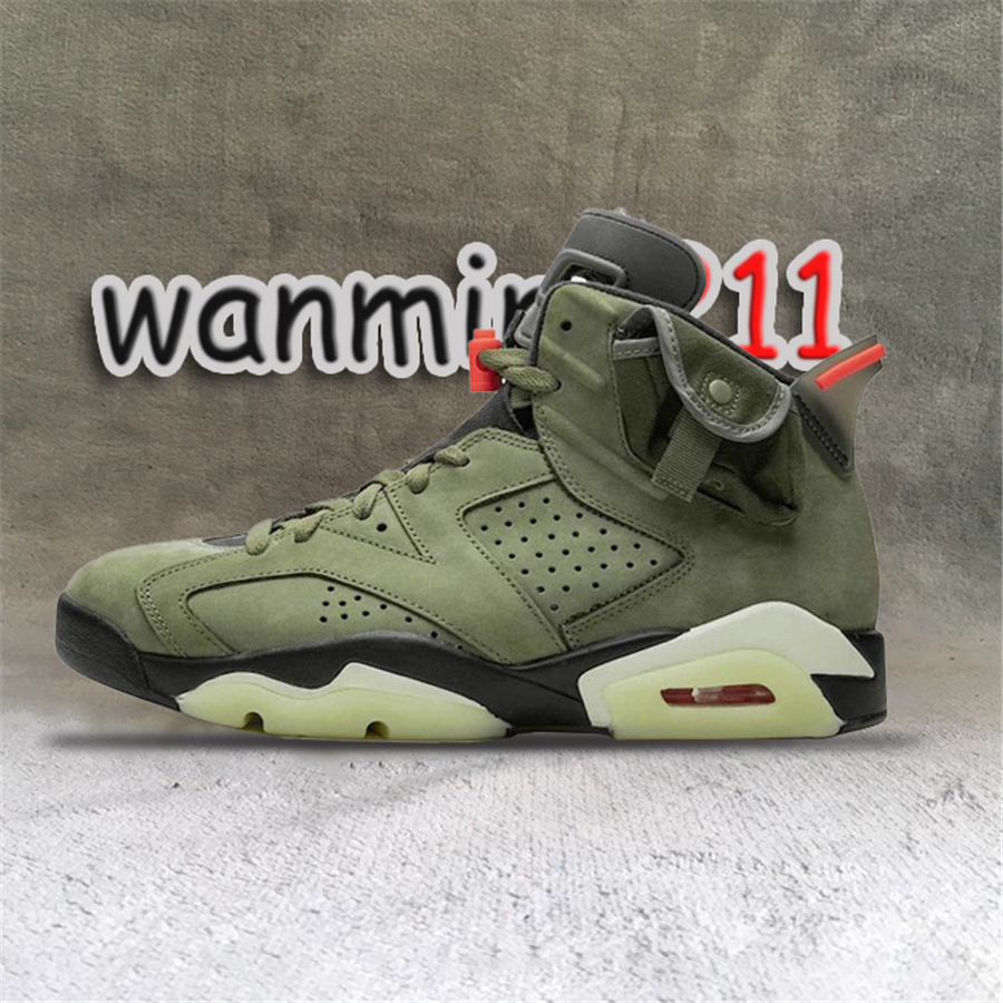 2021 Jumpman 6 6s Mens Women Basketball Shoes Carmine Travis Cactus Jack Quai 54 Smoke Grey hare denim Trainers Sport Sneakers