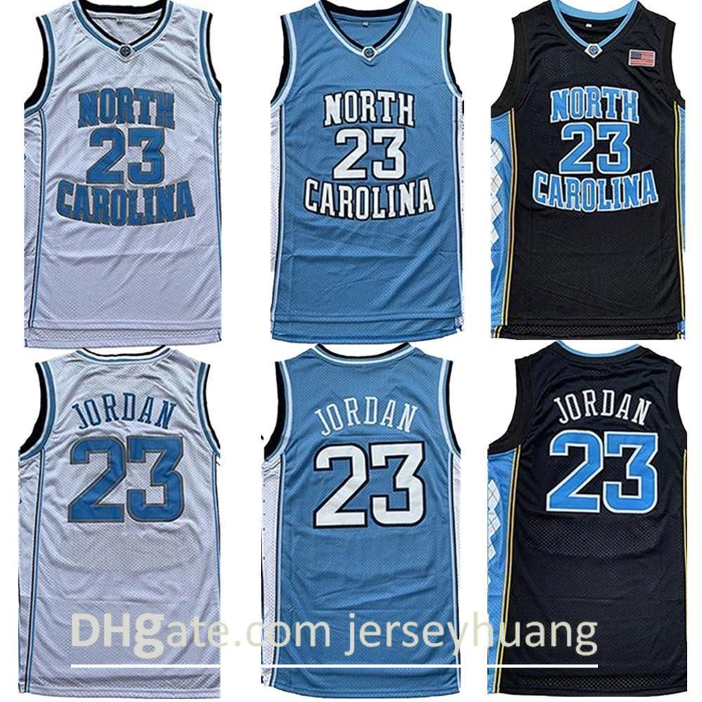 

Men NCAA Jerseys North Carolina Tar Heels 23 Michael Jersey UNC College Black White Blue Basketball shirt, Black;red