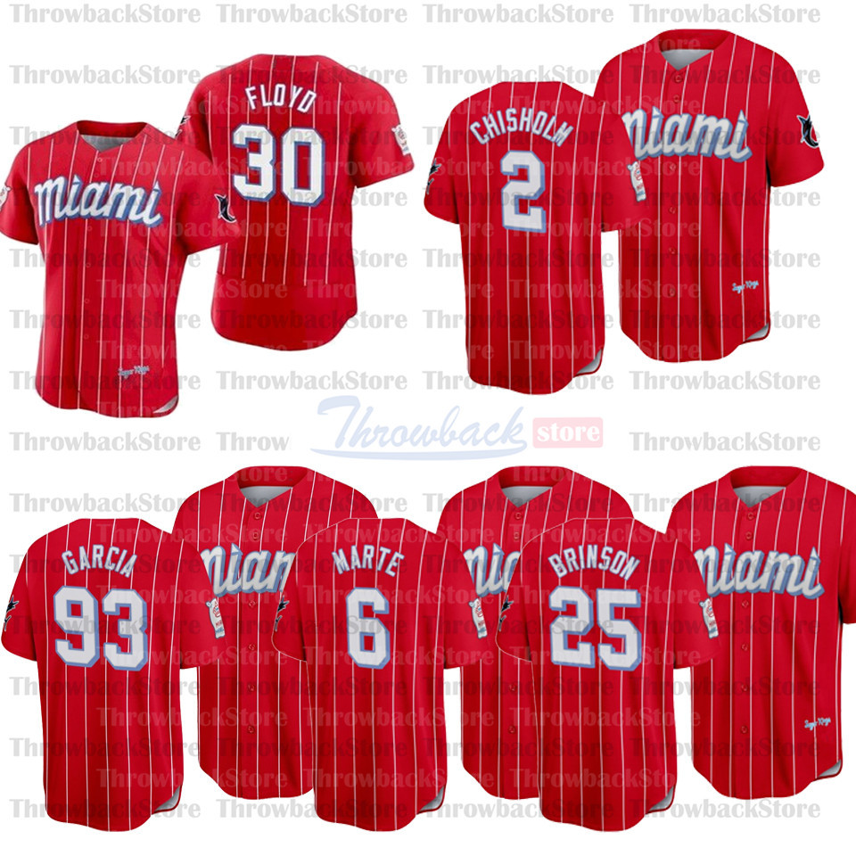 

2021 City Connect Jersey Sandy Alcantara Brian Anderson Miguel Rojas Jonathan Villar Brinson Caleb Smith Jorge Alfaro Jon Berti, Youth/coolbase