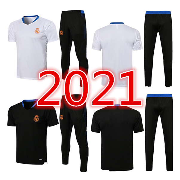 

2021 Real Madrid TRACKSUIT TRAINING veste de football POLO shirt futbol 20 22 HAZARD ASENSIO ISCO survêtement track suit, 10