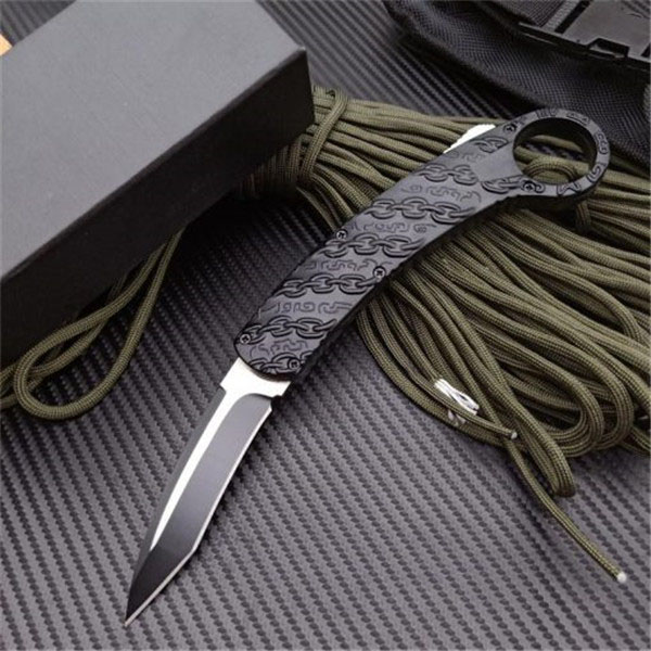 

Benchmade 535-4 Karambit automatic bird claw knife D2 blade alloy handle double action outdoor cold steel EDC Oudoor camping survival AUTO Knives 535-3 535BK-4
