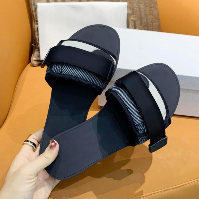 

Popular Design Womens Mesh Fabric Pattern Webbing Slipper Espadrilles Shoes Casual Sandals Print Flat Rubber Sole Ladies Slippers Flip Flop 35-41, Blue