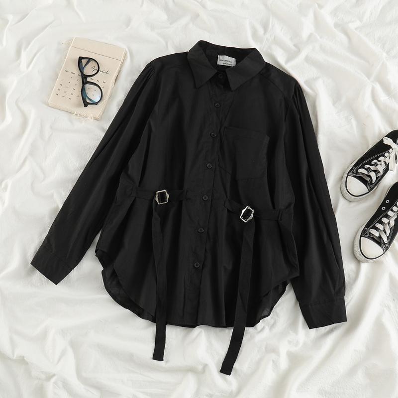 

women's blouses & shirts wholesale 2021 spring autumn fashion casual ladies work women blouse woman overshirt female ol shirt vt177, White