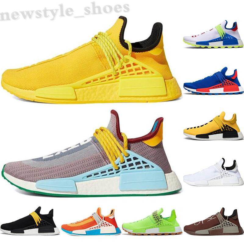

Human Race Men's Sports Shoes China PW Pack Happy Peace HU Pharrell Solar Set For Mother Orange Red Blue Nerd Breath Though Trainers TK08, #20