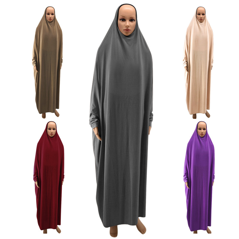 

Turkey Muslim Prayer Garment Dress Women Hijab Long Abaya Dresses Islamic Clothes Djellaba Namaz Burka Musulman Jurken Abayas