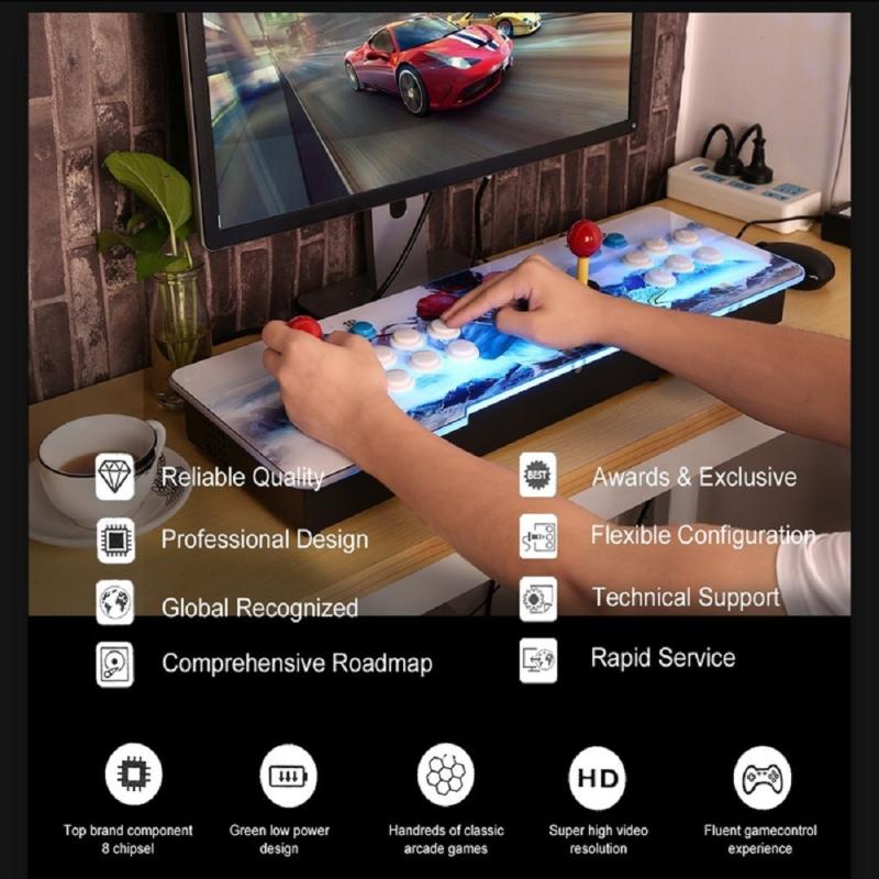 Portable Game Players 1220 Video Games Arcade Console Machine Double Joystick Pandora's Box Mccxx VGA EU Plug 8-image-700319386