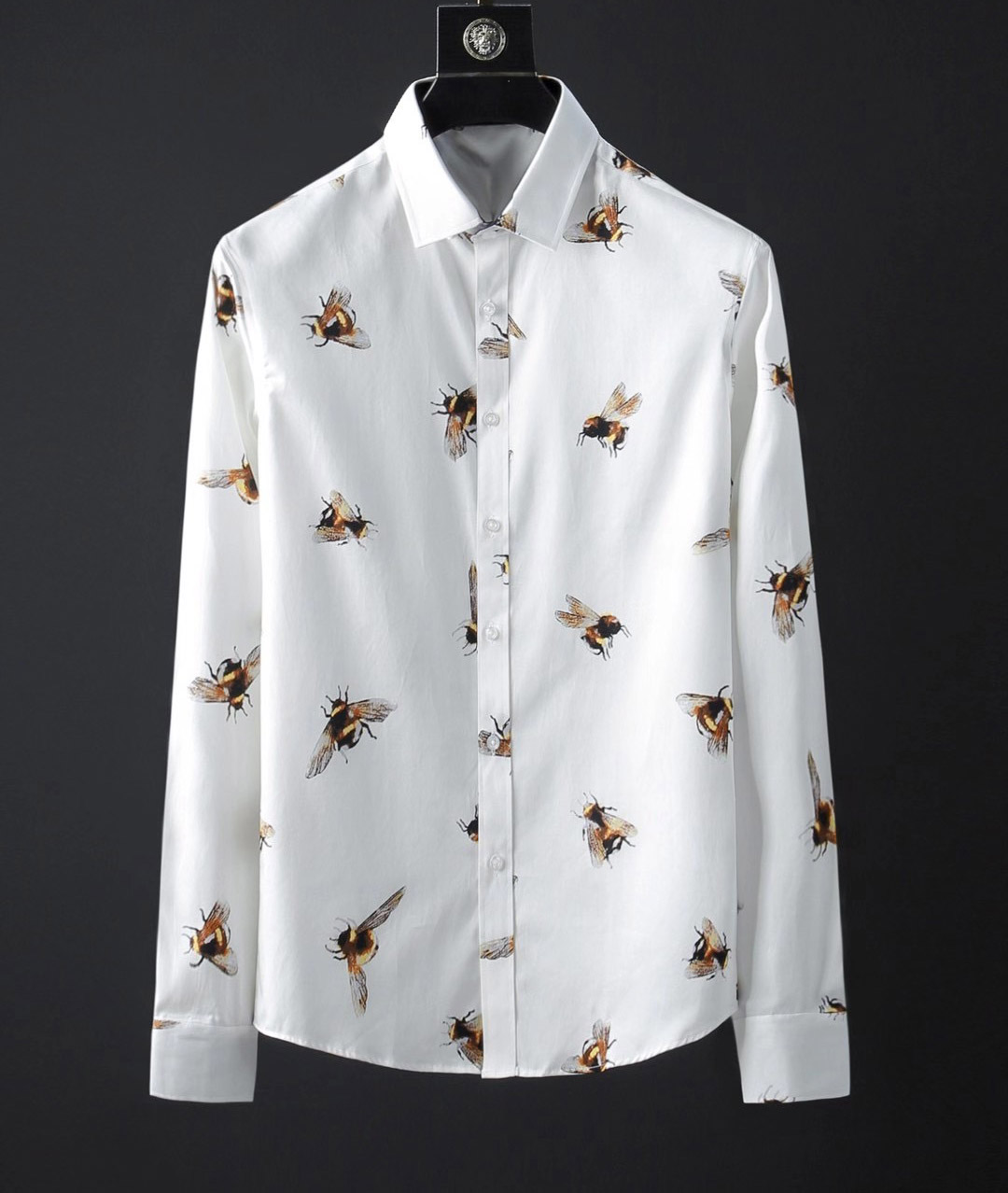 

Mens Designer Shirts Brand Clothing Men Long Sleeve Dress Shirt Hip Hop Style High Quality Cotton 2021New Arrival 106, 2720
