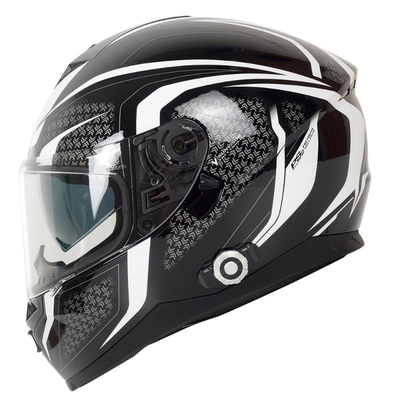 

Motorcycle Helmets Bluetooth Intercom Integrated Helmet Double Visor Bike Motorbike Helm, Orange