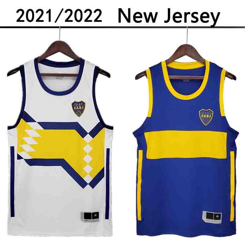 

21 22 Boca vest Juniors DE ROSSI basketball jersey Soccer Jersey 2021 2022 TEVEZ CARLITOS MARADONA ROMAN Shirts SALVIO ABILA PAVON football Uniform