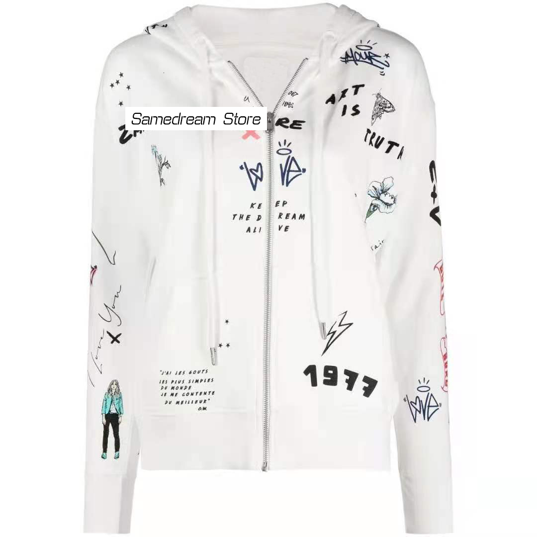 

women's jackets long-sleeve women's jacket with hoodie and zipper, casual, graphite print, 1b1l, Black;brown