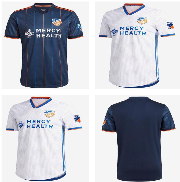 

FC Cincinnati 2021 2022 mls Dynami soccer Jersey home kit 21 22 camisetas KUBO Brenner LOCADIA AMAYA MATARRITA football shirts uniformmDBM, White