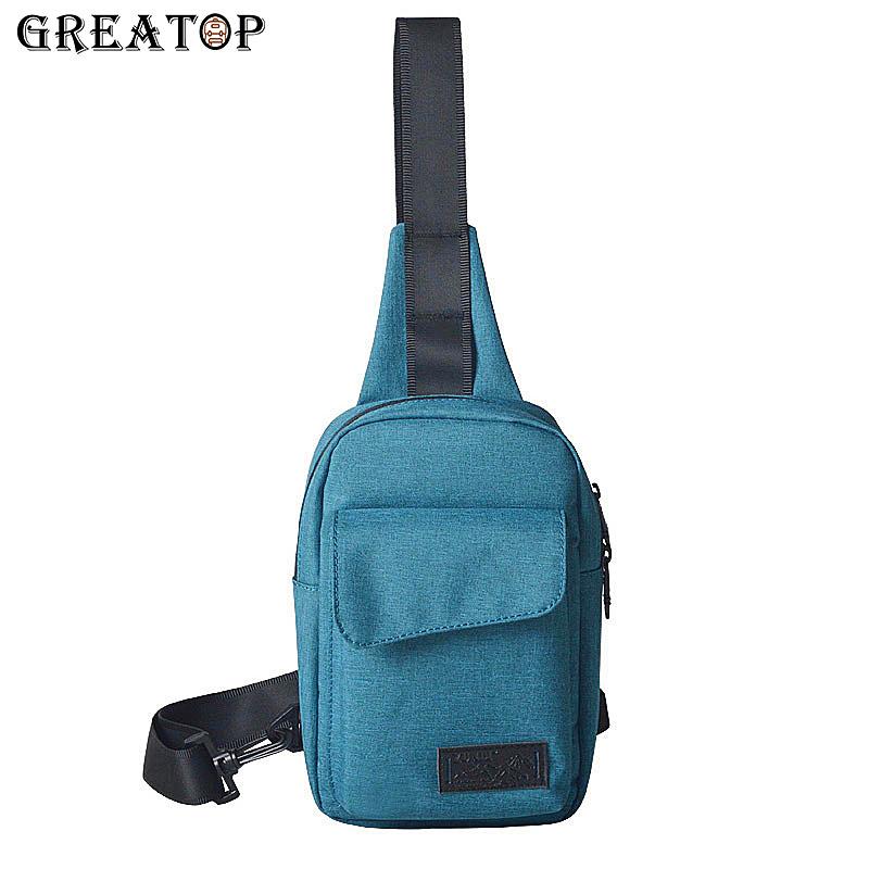 

Waist Bags GREATOP Chest Bag Men Women Waterproof Unisex Casual Shoulder Travel Cross Hand Teenagers