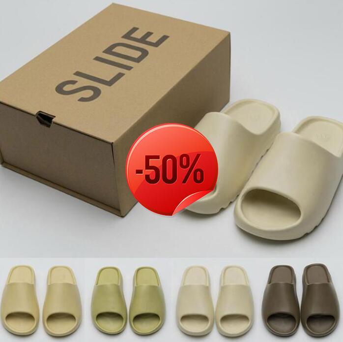 

Mens Slides Foam sandals Runner Solid Designer Shoes Black Triple Red Golf White Women Slippers Kanye flip flops Home Outdoor Loafers