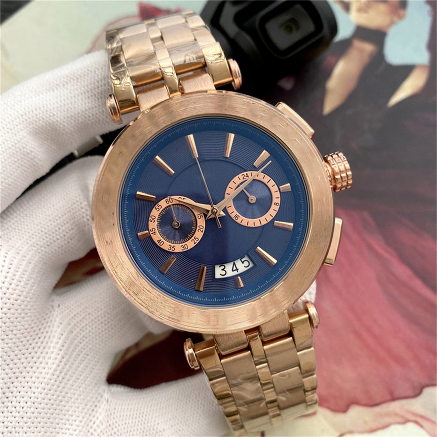 

Men's Fashion Watches Quartz Automatic Date Stainless Steel Bracelet Dial Calendar Display 14 Colors Choose High Quality Men Luxury Watch OB4015, 18