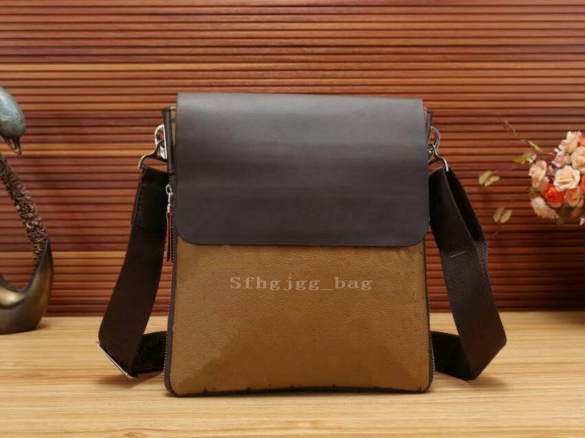 

Mens Shoulder Bags Briefcases High Quality Leather Men Handbag man Cross body Messenger Bag Purse, Picture