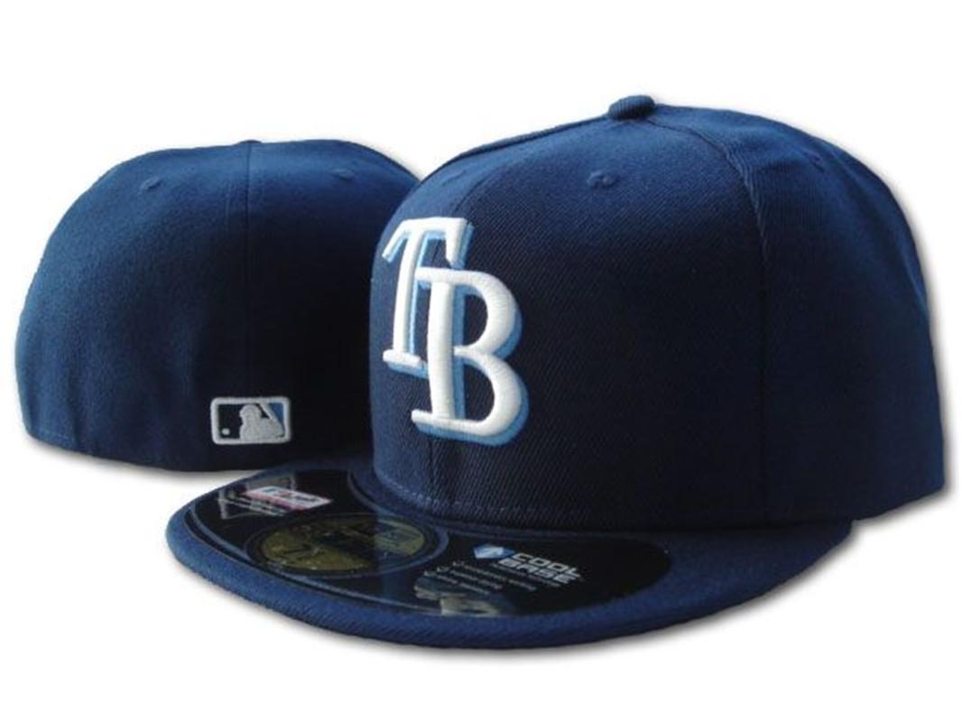 

Men's Fan's Tampa Bay TB  Adjustable Hat Fashion Brand Hip Hop Flat Brim All Team Baseball Letter A's Snapback Caps, Blue;gray