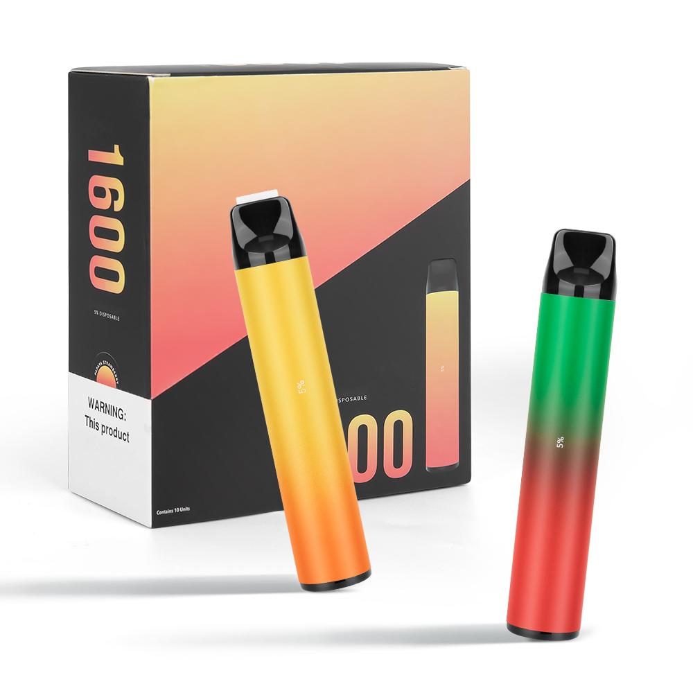 

2021 Disposable Device Vapes PUFF XXL Bar Plus 1600+ Puffs E-cigarettes 42 Flavors colors E Cigarette Vape Pen