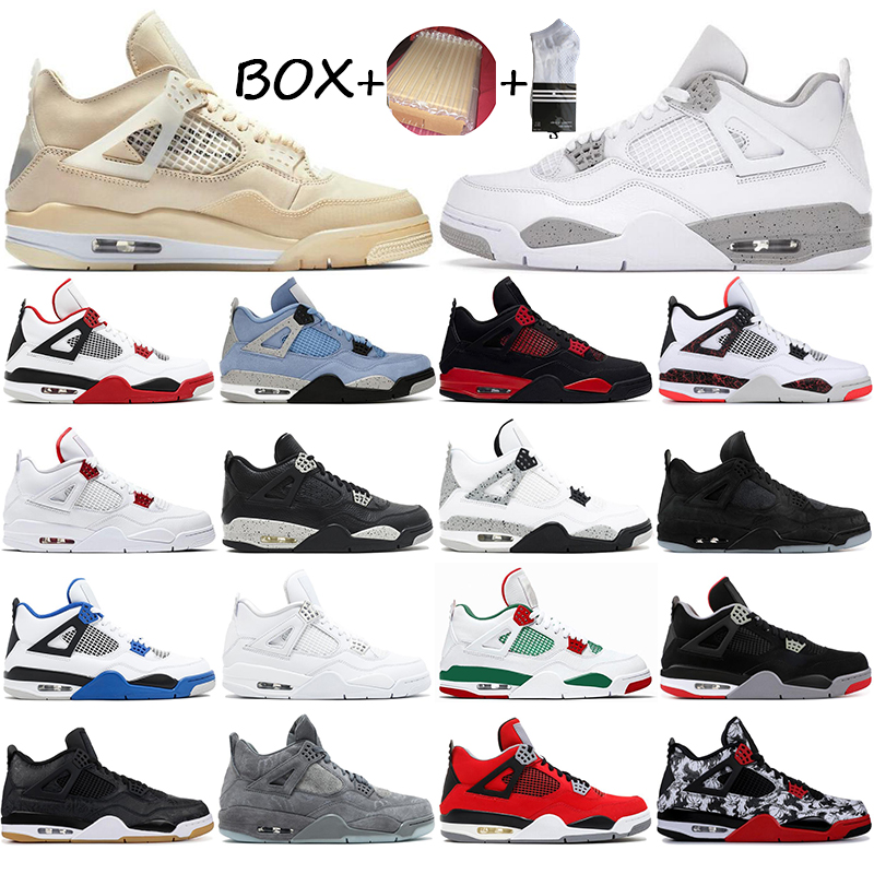 

With box 2021 4S SAIL tattoo BRED BLACK CAT Jumpman 4 Basketball Shoes WHITE CEMENT TORO BRAVO ALTERNAT trainers Oreo Travis scotts Men sports sneakers size 36-47, #37 purple metallic 40-47
