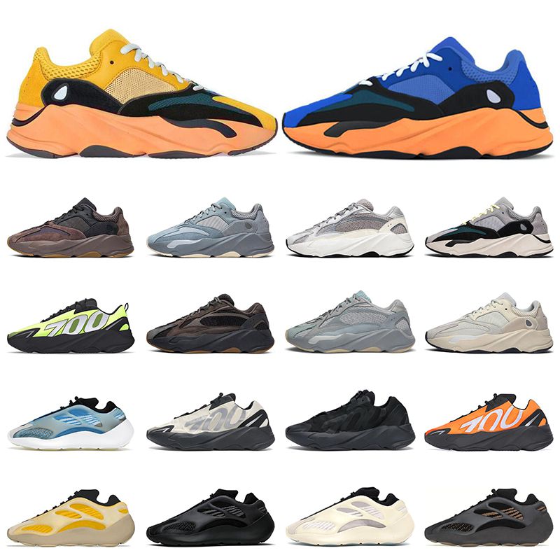 

700 runner running shoes Mens sneakers Clay Brown Azael Alvah Utility Black Vanta MNVN Orange Bone Mauve Carbon Blue womens outdoor sports trainers