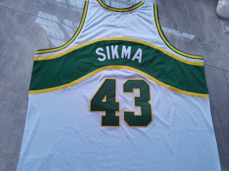 

Custom Men Youth women Rare Late '70s Jack Sikma Game-Worn College Basketball Jersey Size S-6XL or custom any name or number jersey, White women s-2xl