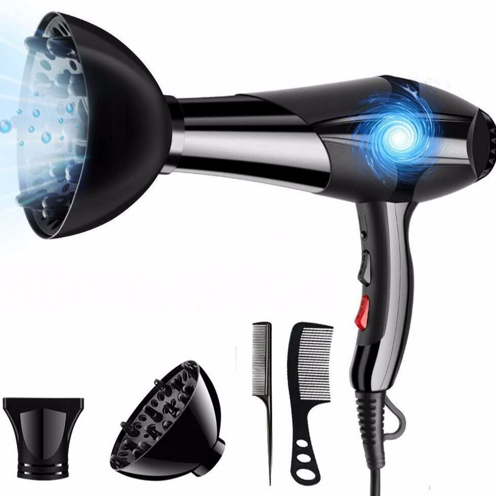 

100-240V Professional Hair Dryer Strong Power Barber Salon Styling Tools Hot Cold Air 5 Speed Adjustment Hair Electric Blower