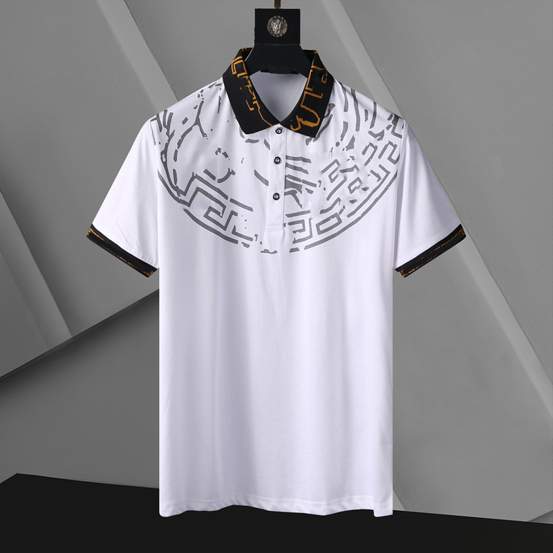 

2021 Summer Brand Clothes Luxury Designer Polo Shirts Men Casual Polol Fashion Snake Bee Print Embroidery T Shirt High Street Mens Polos Large size M-4XL