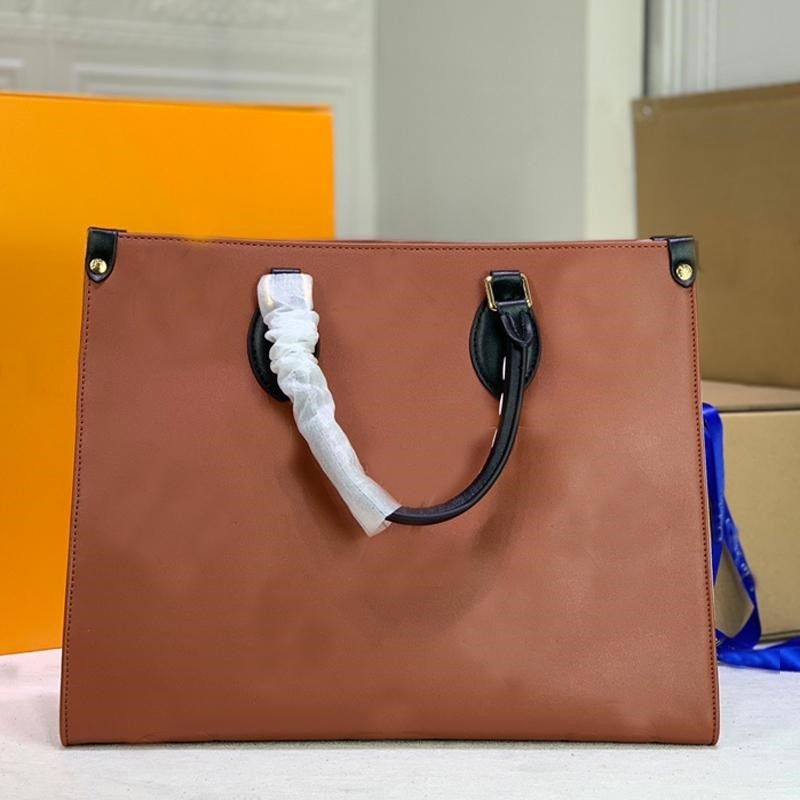 

Factory Tote Bag Women Shoulder Handbag Lady onthego Shopping Bags Embossed Leather leopard Printed Patchwork Color Braided Top Quality Handle Long Strap On the go