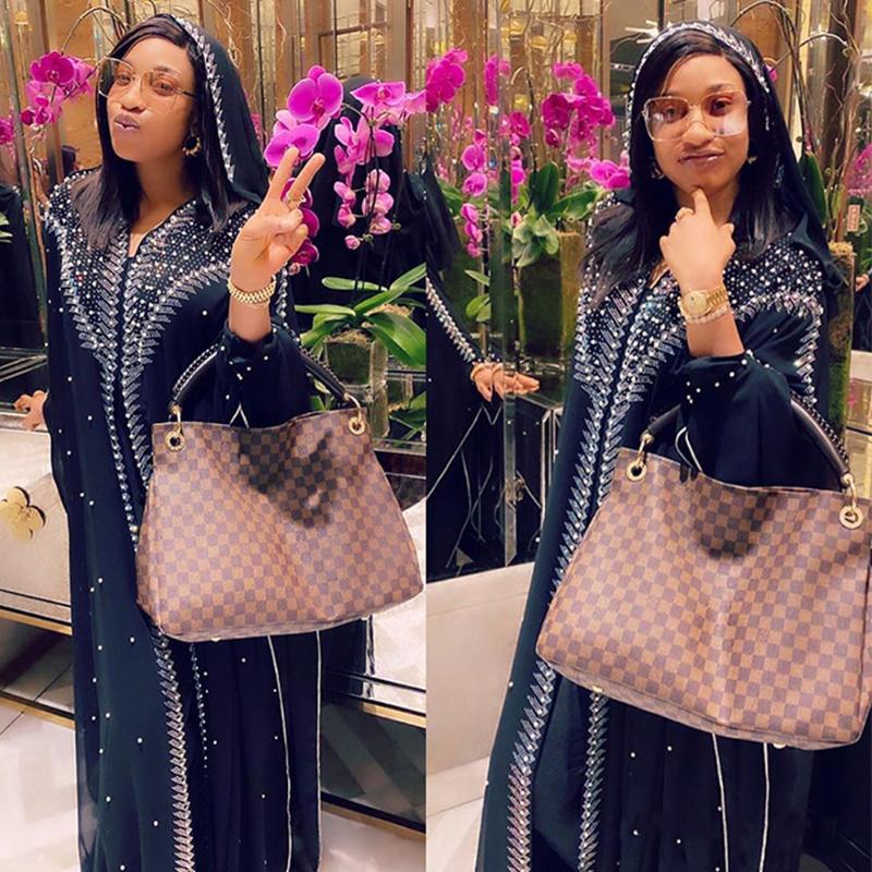 

Ethnic Clothing Diamond Dashiki African Traditional Women Maxi Dress Bazin Riche Clothes Kaftan Black Abaya Muslim