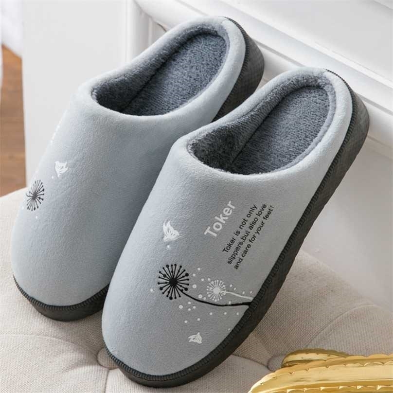 

flora Print Memory Foam Women Slippers Soft Plush Fur Slides Non-slip Backless Men Shoes Winter Home Warm Couple 211110, Red