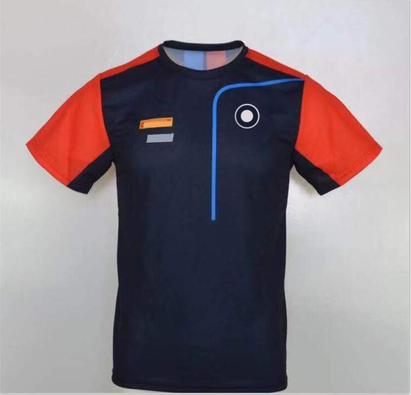 

F1 racing suit summer casual round neck short-sleeved car team work clothes motorcycle polyester speed dry T-shirt