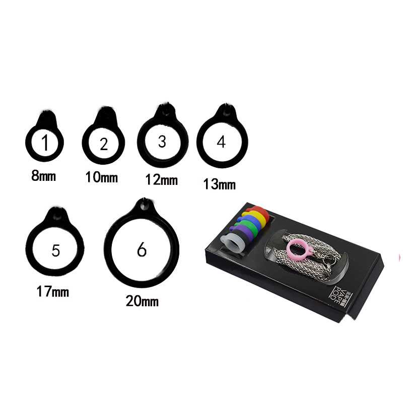 

Vape pod Ring Kit Colorful Silicone Rings with Portable Metal Lanyard Necklace Pendant For Disposable Ecig Pods 8-22mm DHL Free