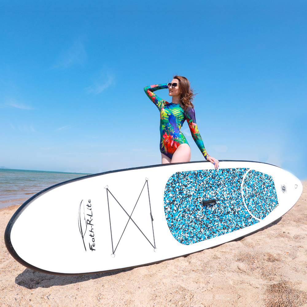 

FUNWATER US&CA&EU Warehouses DropShiping Delivery Within 7 Days surfboard 305*76*15cm surf board pvc inflatable paddle wholesale stand up paddleboard sup isup