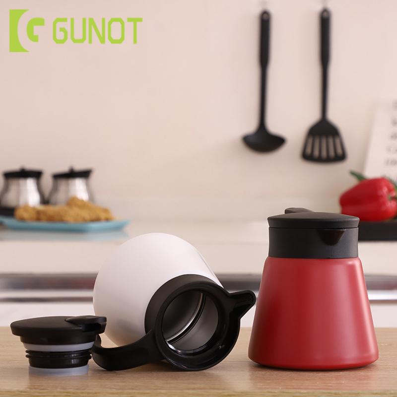 

Coffee Pots GUNOT European Style Maker Insulation Kettle Italian Mocha Espresso Percolator Pot Storage Kitchen Tool
