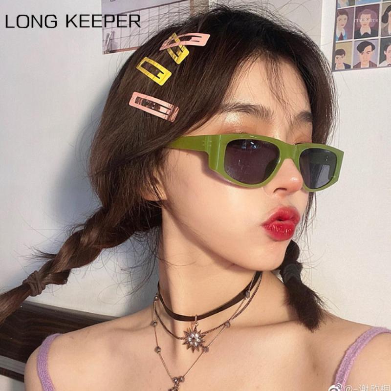 

Sunglasses 2021 Fashion Small Cat Eye For Women Vintage Green Black Sun Glasses Retro Oculos Lunette De Soleil Femme