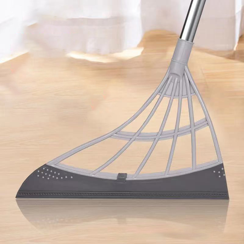 

Rubber Hand Push Sweeper Wiper Squeegee Pet Hair for Floor Windows Cleaning Magic Broom Bathroom Accessories