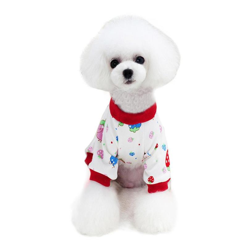 

Dog Apparel Thickened Pet Clothing Car Pajamas Lovely Jumpsuit