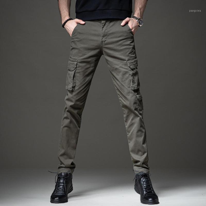 

Men's Pants 2021 Autumn Winter Men Hip Hop Streetwear Fashion Joggers Sweatpants Casual Cotton Harem Trousers Cargo F238, Black