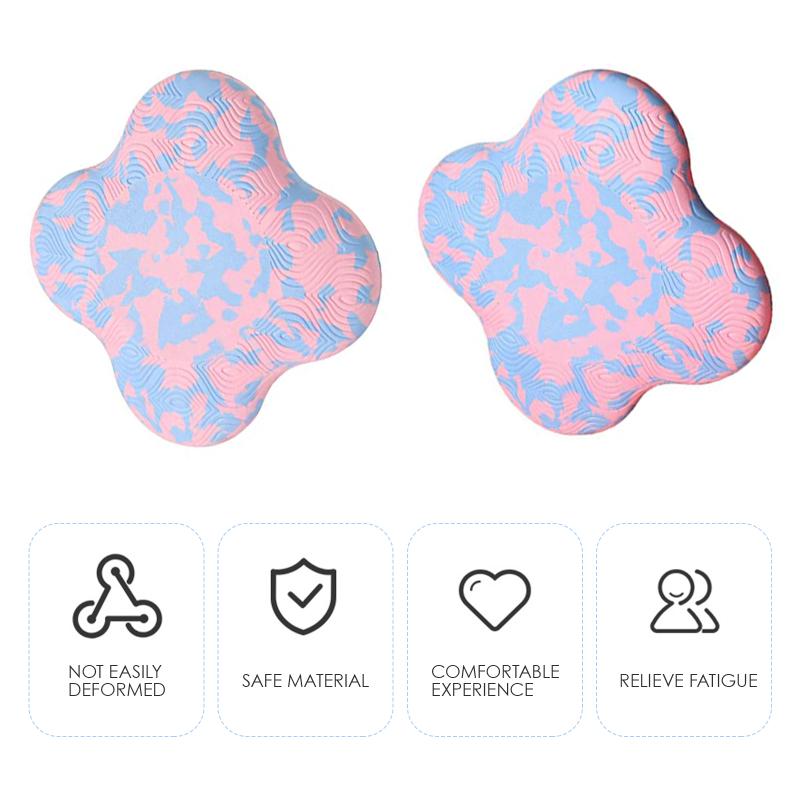 

Elbow & Knee Pads 2pcs Pad Pilates Exercise Support PU Wear-resistant Surface Gym Stretching Exercises, As picture