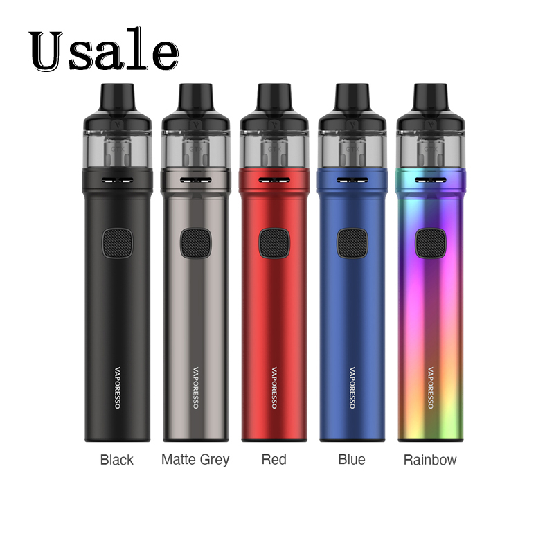 

Vaporesso GTX GO 80 Pod Kit Built-in 3000mAh Battery 80W Vape Device 5ml Cartridge Top-filling System SSS Leak-resistant Technology 100% Original, Mixed - leave us message