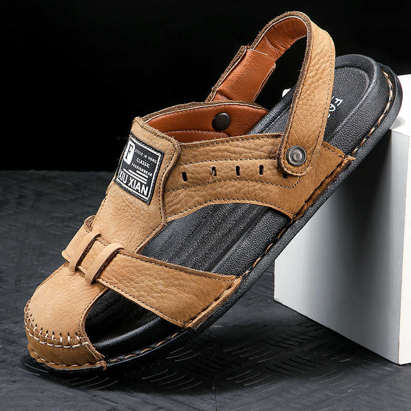 

Slippers type of summer dual purpose outdoor driving Sandal IM58, 1# shoe box